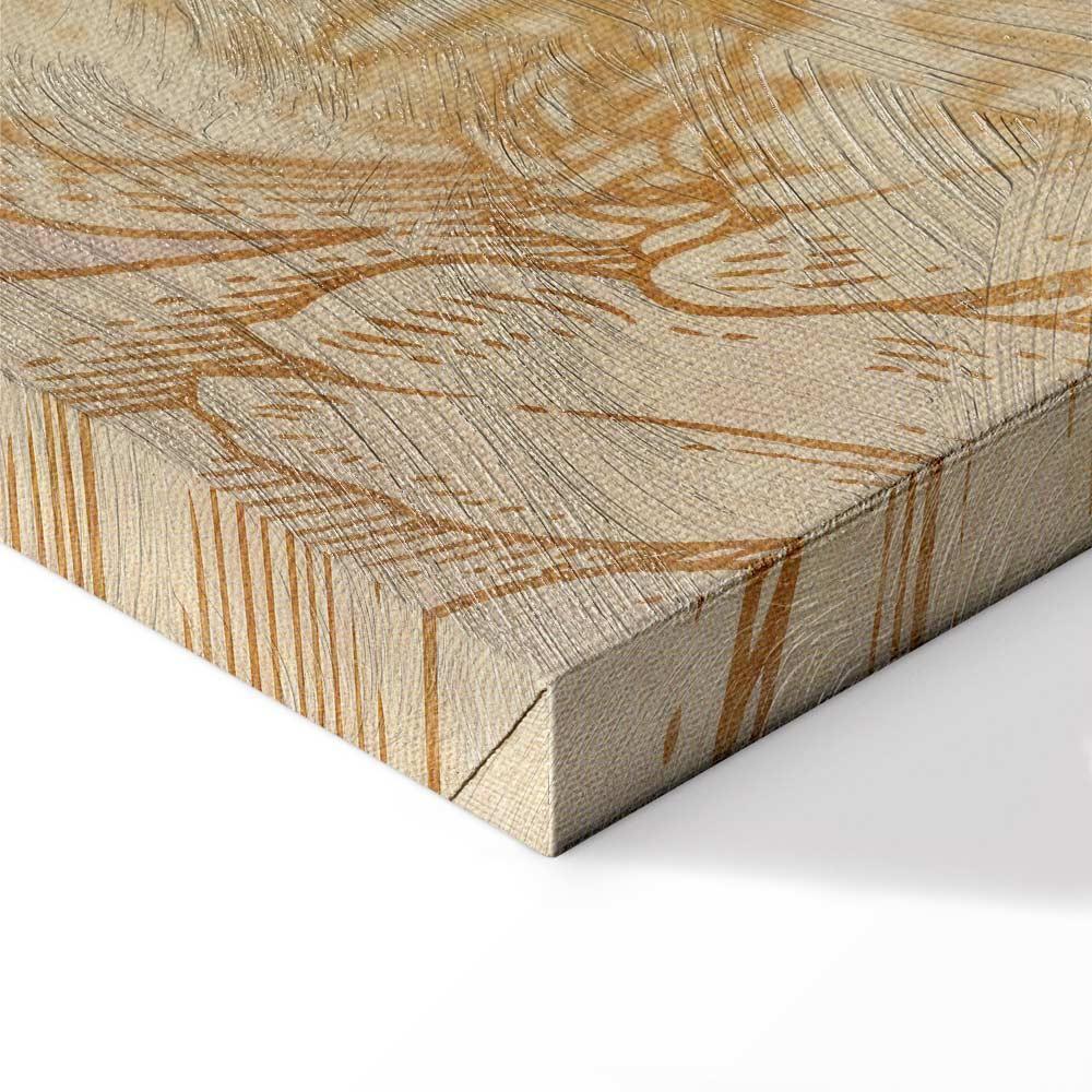 Leinwandbild - Golden Mosaic of Nature (1 Part) Wide