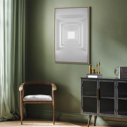 Leinwandbild - Shadow Tunnel (1 Part) Vertical