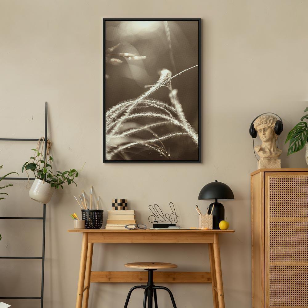 Leinwandbild - Fluffy Grass (1 Part) Vertical