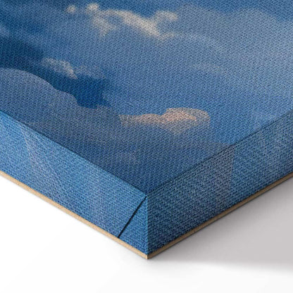 Leinwandbild - The Sun Revealing the Secrets of the Clouds: Spectacular Images in the Sky