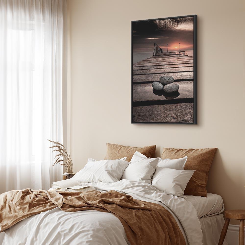 Leinwandbild - September Sunset (1 Part) Vertical