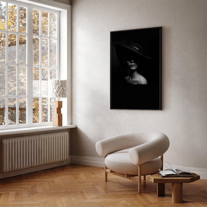 Leinwandbild - Mysterious Woman (1 Part) Vertical