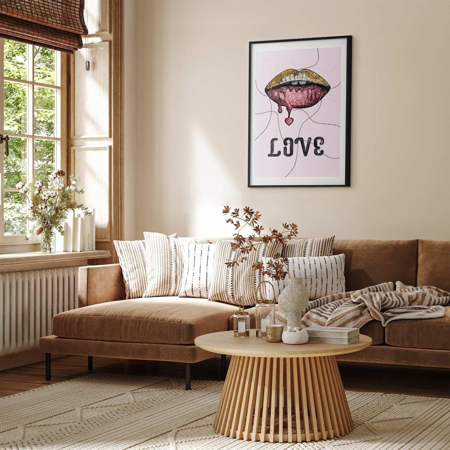 Poster - Fluid Lips Artgeist