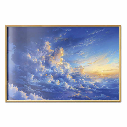 Poster - When the Sky Becomes Canvas: A Masterpiece of Nature in the Clouds