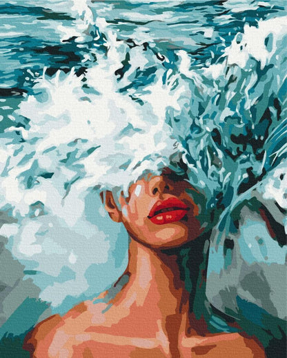 Malen nach Zahlen - Queen of the ocean