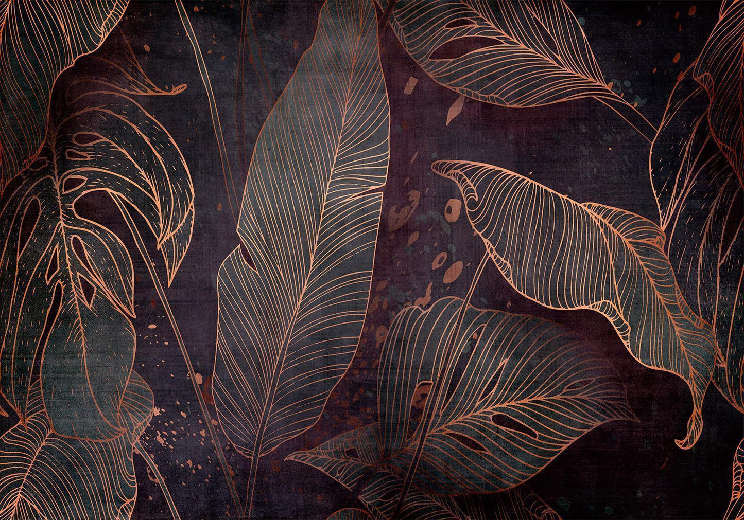 Fototapete - In a Maze of Leaves - Third Variant Artgeist
