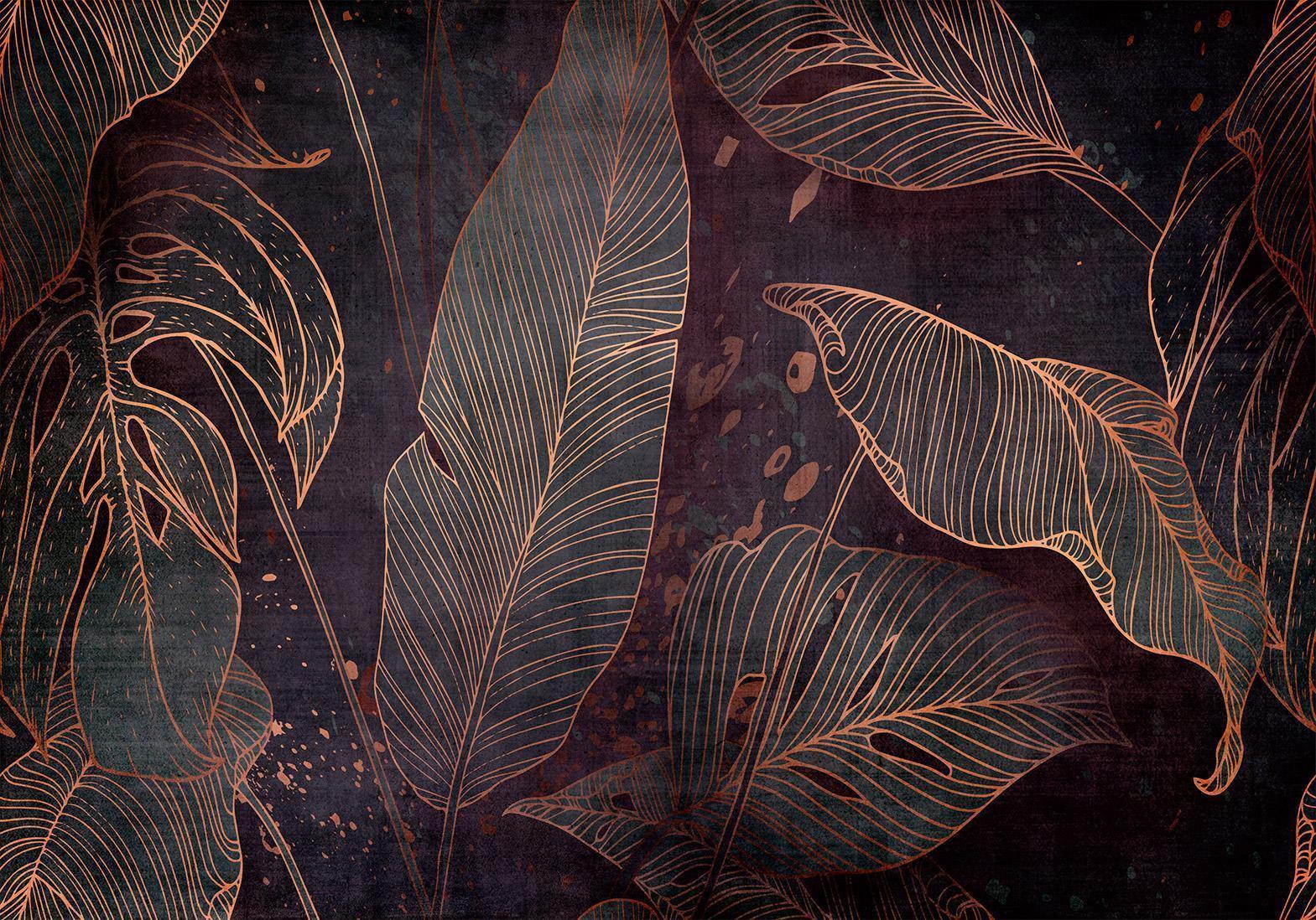 Fototapete - In a Maze of Leaves - Third Variant Artgeist