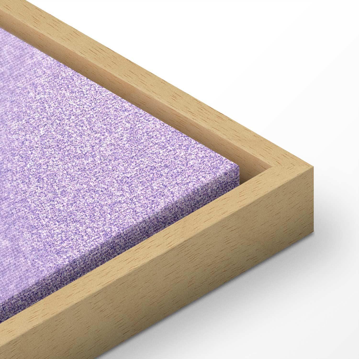Leinwandbild - Heather Mist - Delicate Gradient Comprising Various Shades of Violet Artgeist