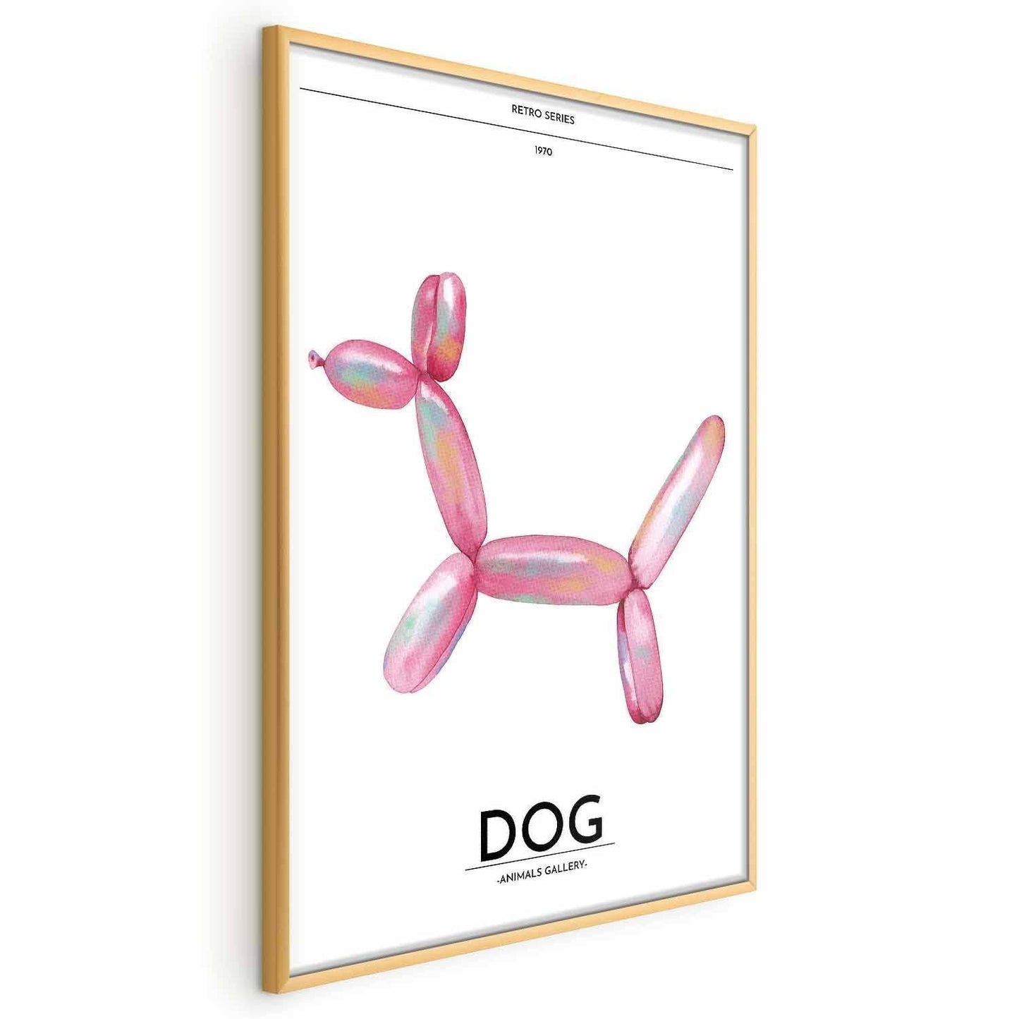 Poster - Holo-Dog - Colorful Retro Dog Artgeist