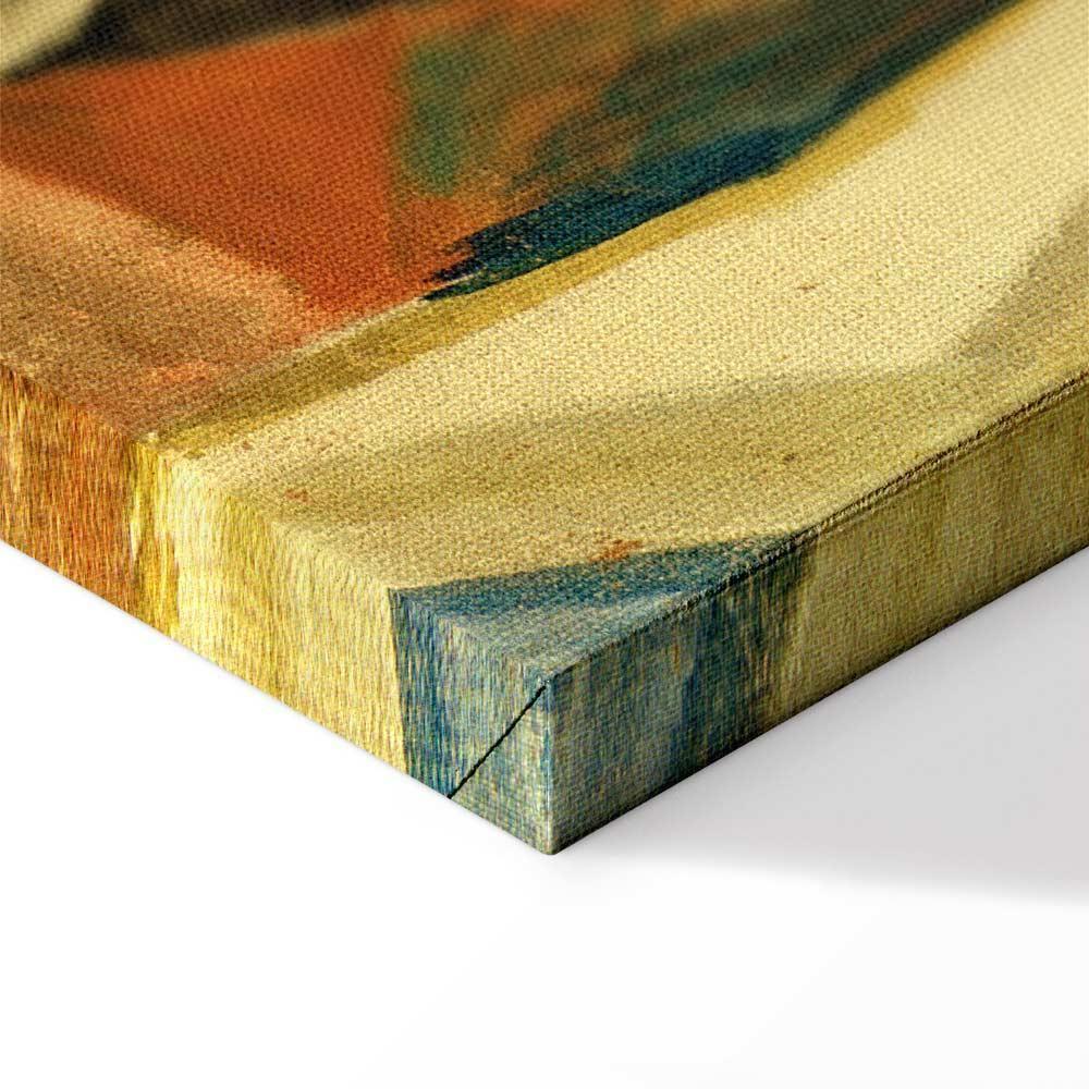 Leinwandbild - August Macke – Spaziergänger am See