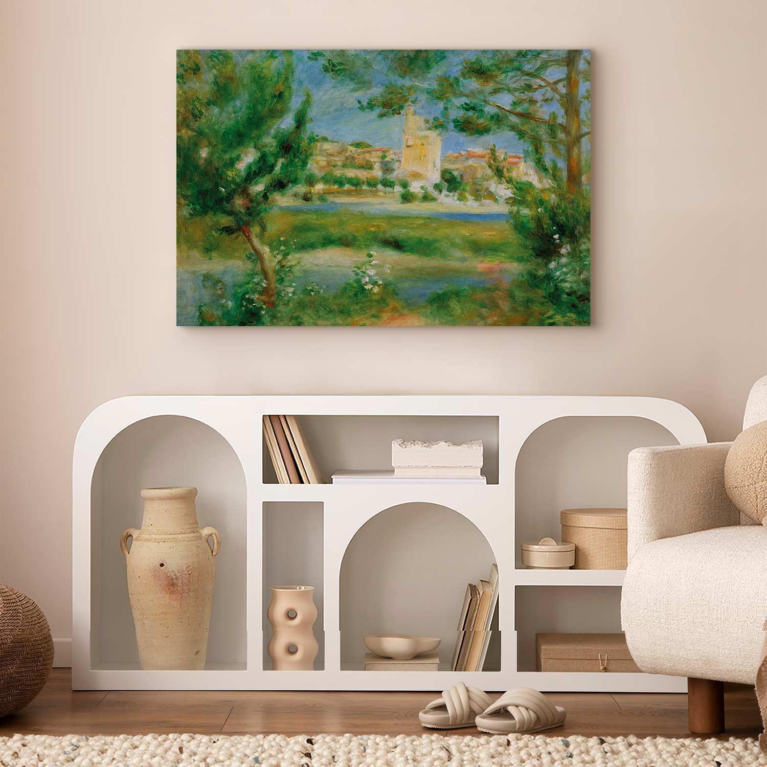 Leinwandbild - Villeneuveles-Avignon (Pierre-Auguste Renoir) Artgeist
