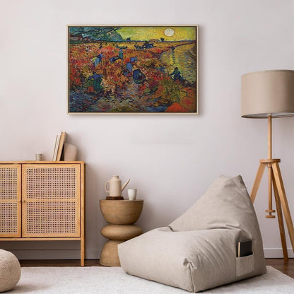 Leinwandbild - Vincent van Gogh – The Red Vineyard