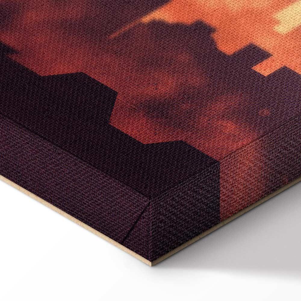 Leinwandbild - Heat of the City (1 Part) Wide