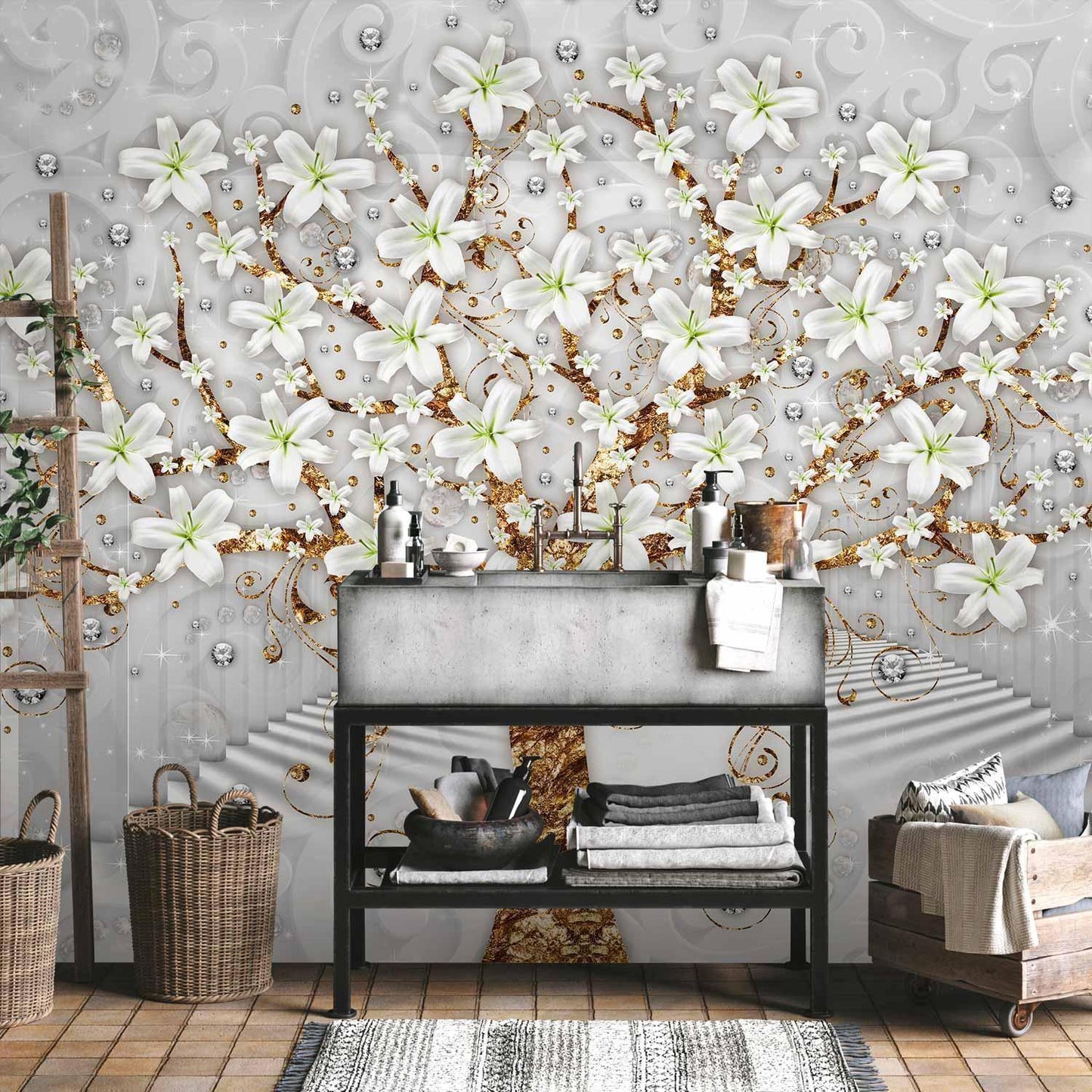 Fototapete - Tree in the Tunnel