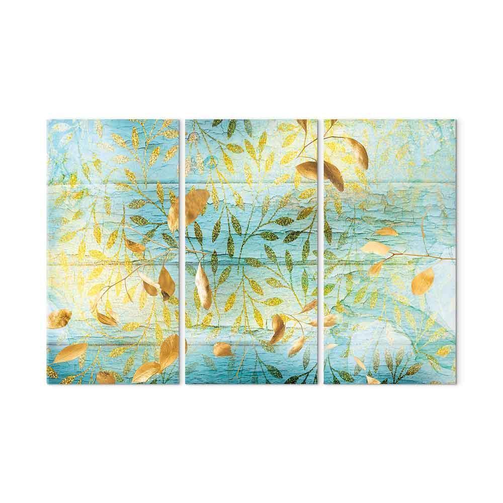 Leinwandbild - Golden Harvest (3 Parts)