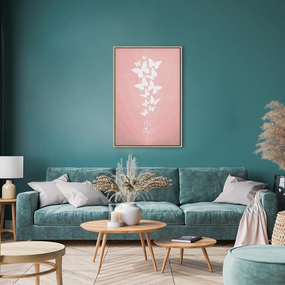 Leinwandbild - Fly High! (1 Part) Vertical