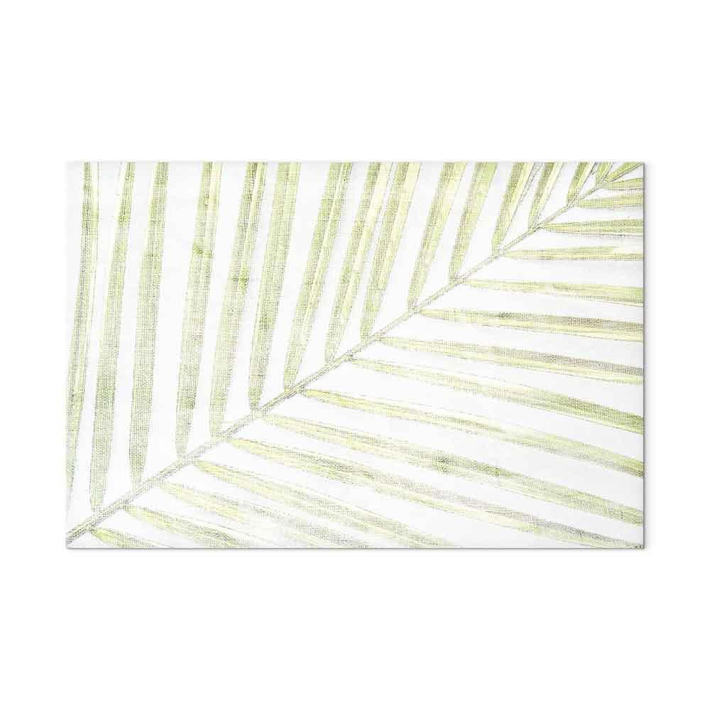 Leinwandbild - Palm Leaf (1 Part) Wide