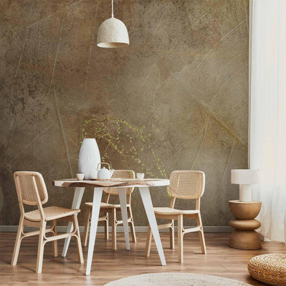 Fototapete - Golden Leaves of Time