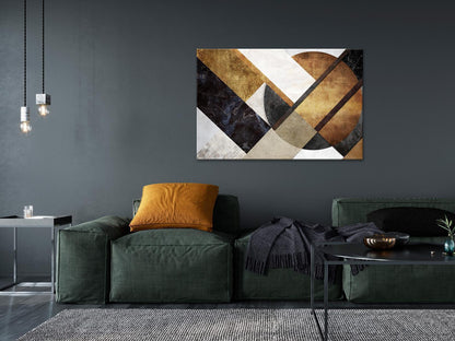 Leinwandbild Neue Straße – Panorama im Wide-Format, hochwertige Wanddekoration