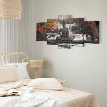 Leinwandbild - Autumn Buddha