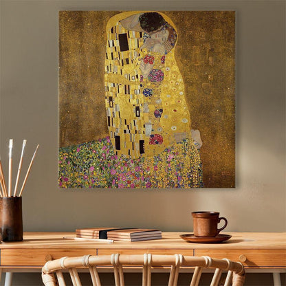 Leinwandbild - Gustav Klimt – Kiss