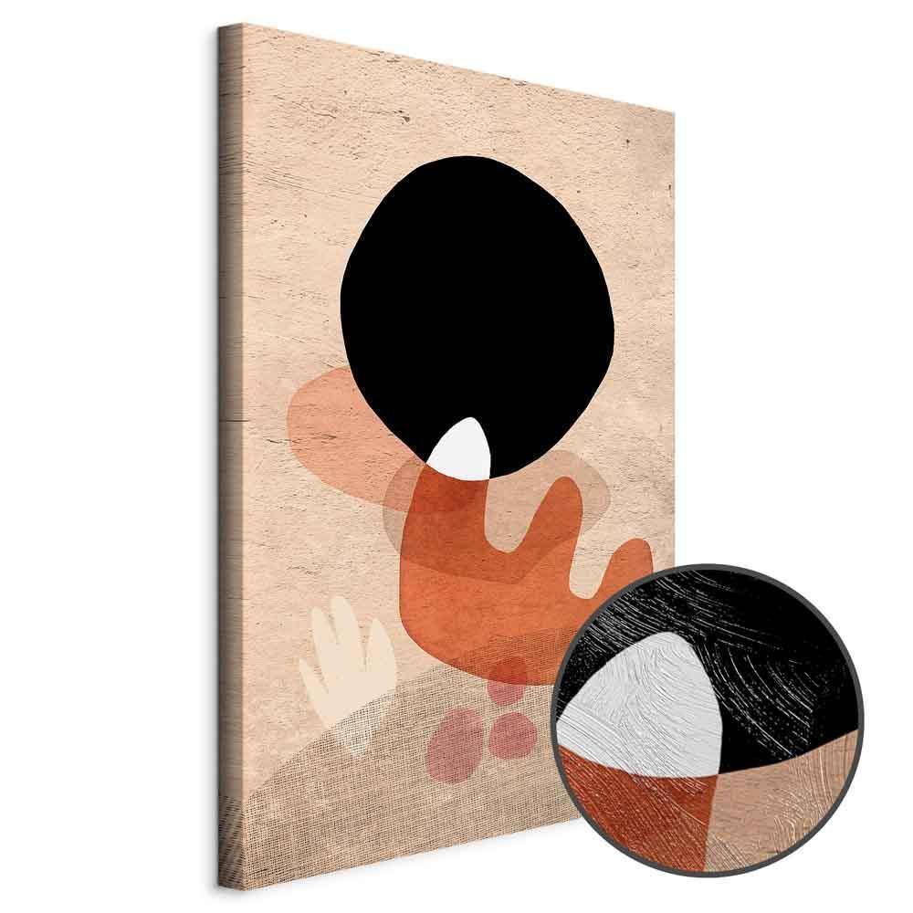 Leinwandbild - Black Stone (1 Part) Vertical