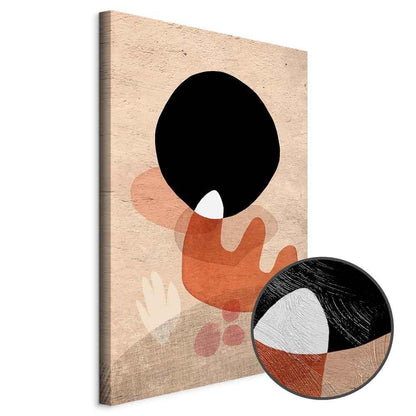 Leinwandbild - Black Stone (1 Part) Vertical