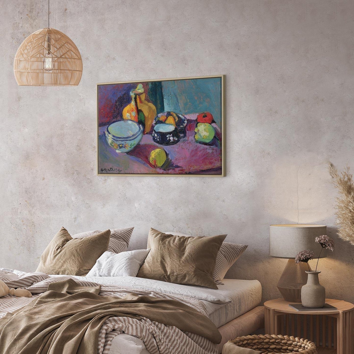 Leinwandbild - Henri Matisse – Dishes and Fruit