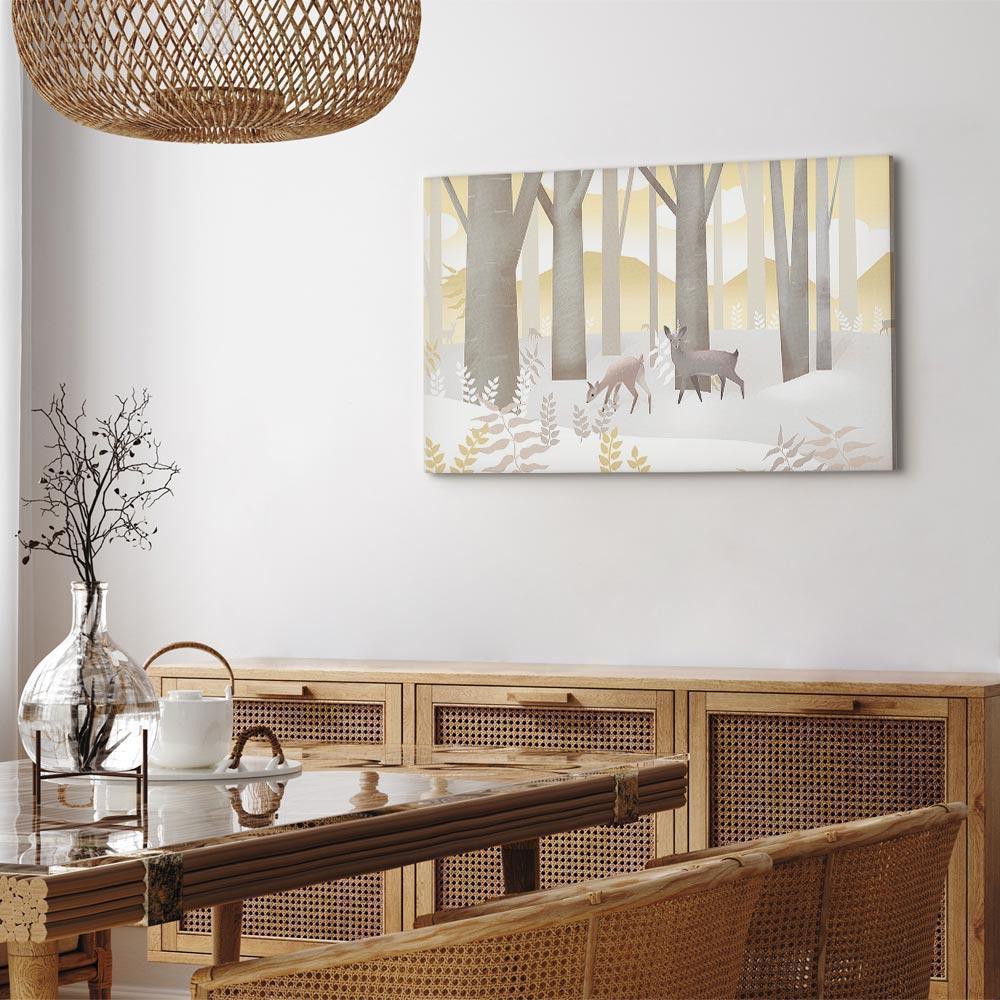 Leinwandbild - Fairy-Tale Forest (1 Part) Vertical - Third Variant