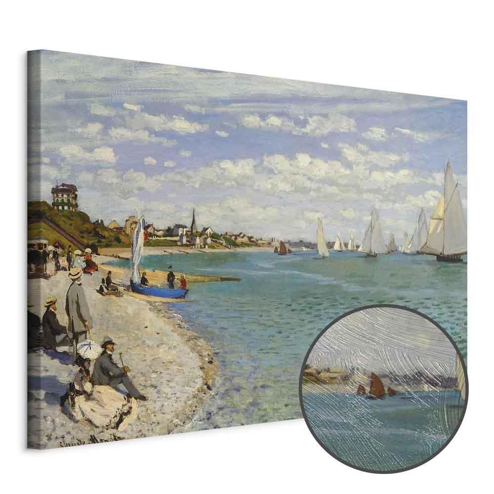 Leinwandbild - Claude Monet – Regatta at Sainte-Adresse