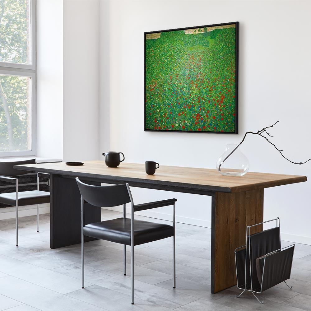 Leinwandbild - Gustav Klimt – Poppy Field