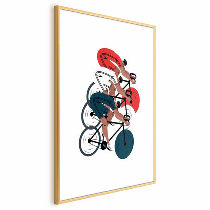 Poster - Olympics - Cycling Race