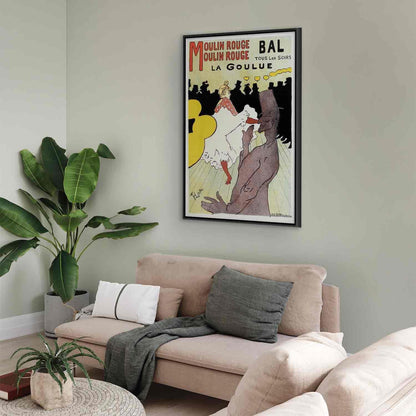 Leinwandbild - Henri de Toulouse-Lautrec – Moulin Rouge – La Goulue
