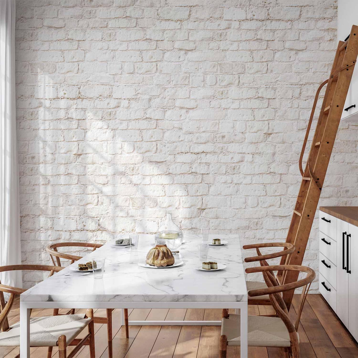 Fototapete Tabula Rasa - Minimalistische Komposition mit puristischen Strukturen
