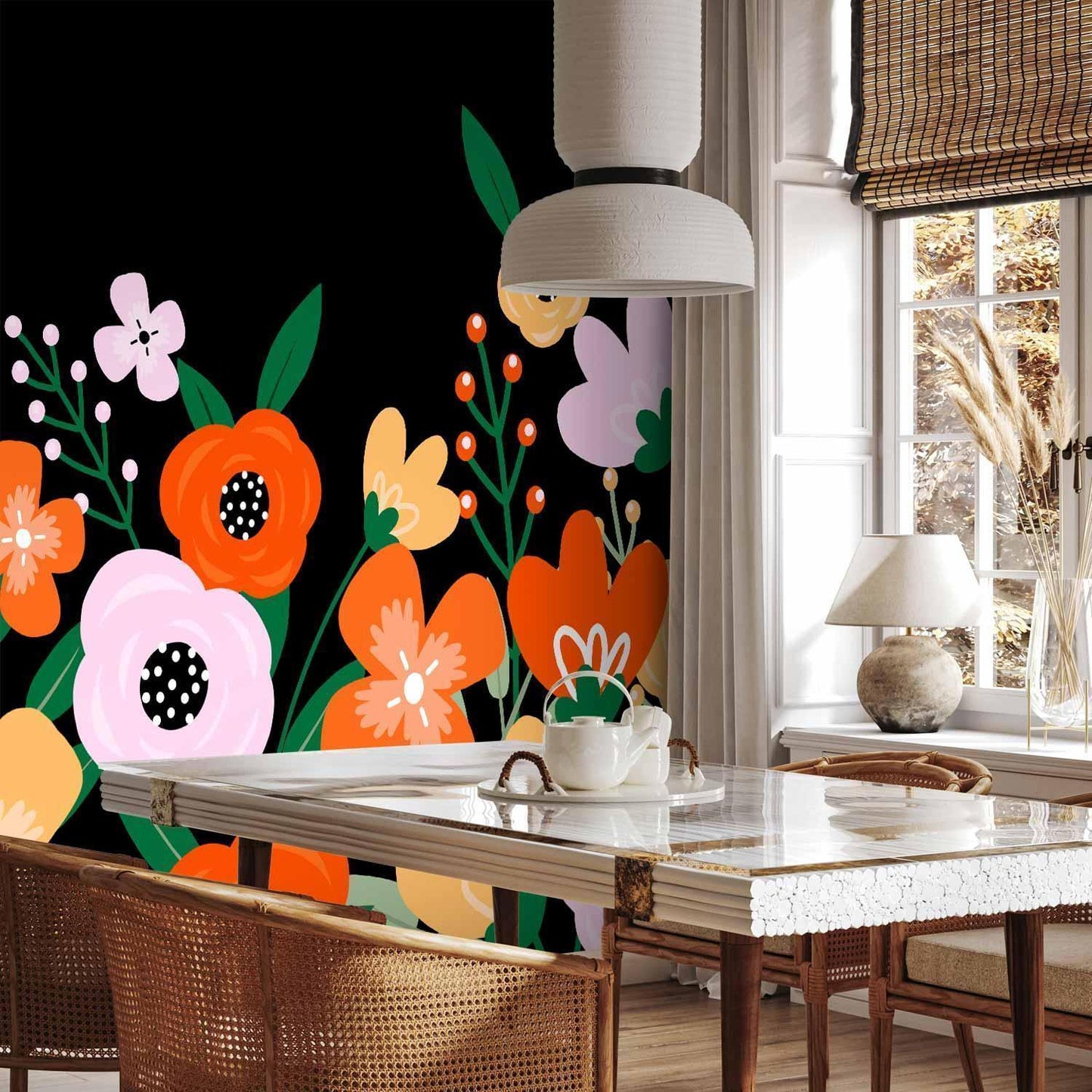 Fototapete - Colorful Bloom - Second Variant