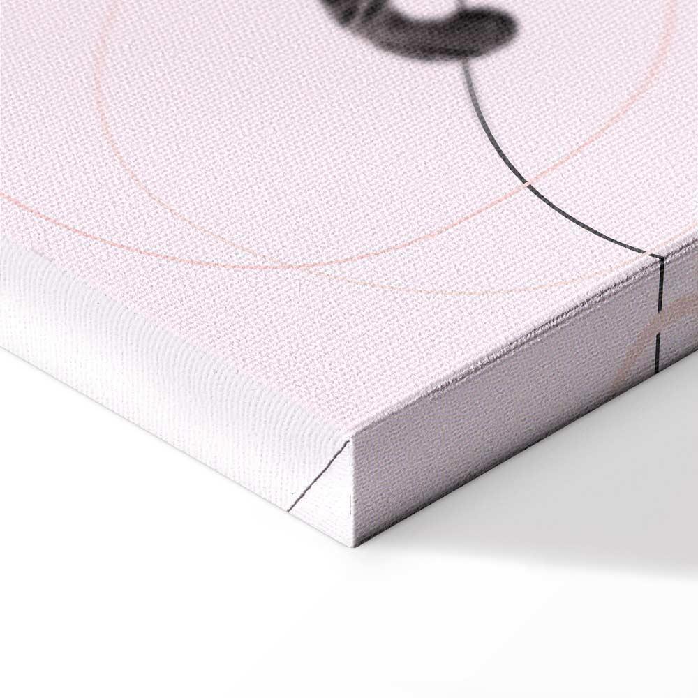 Leinwandbild - Liquid Lips (1 Part) Vertical