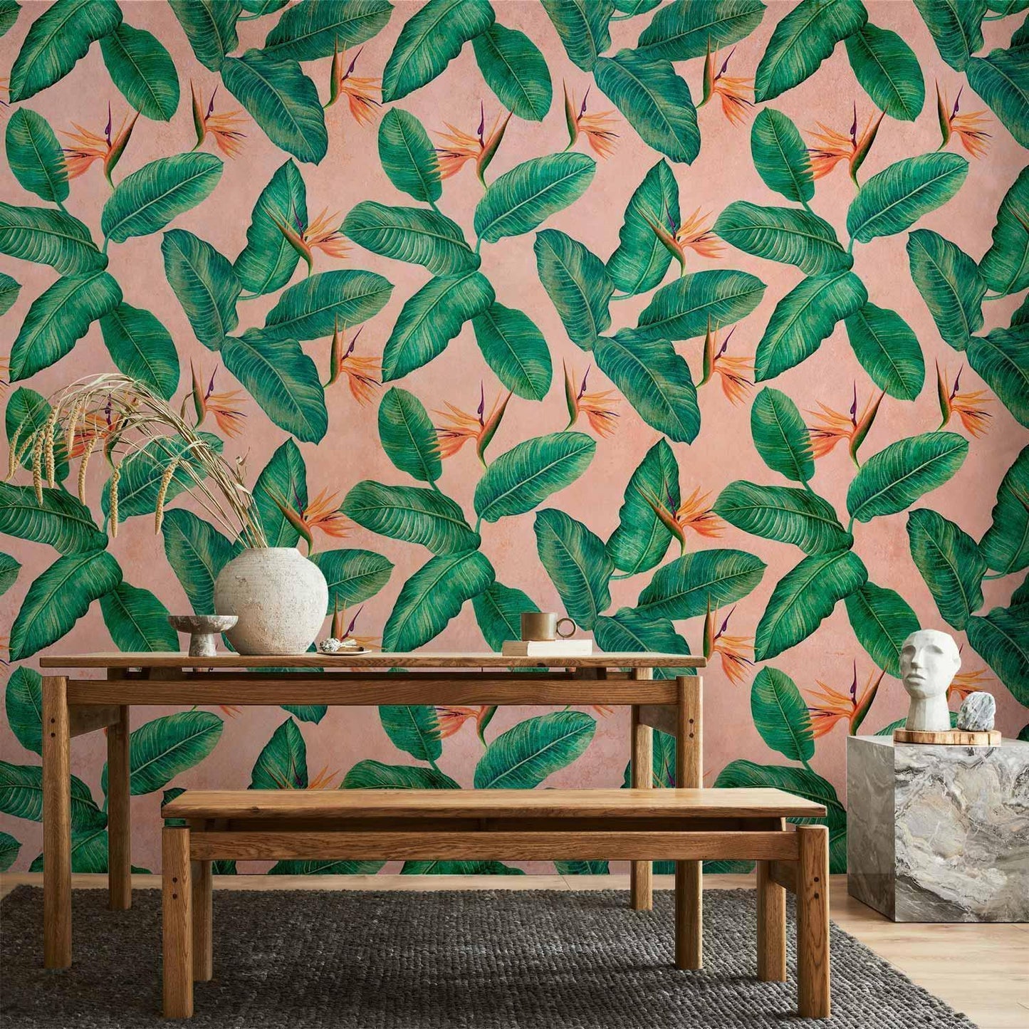 Fototapete - Peace of Wild Bushes - First Variant