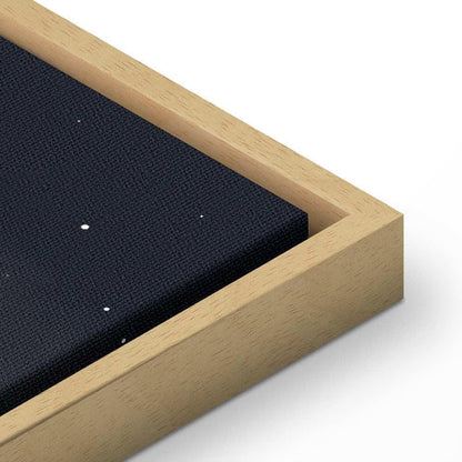 Leinwandbild - Night Waves (1 Part) Wide - Second Variant