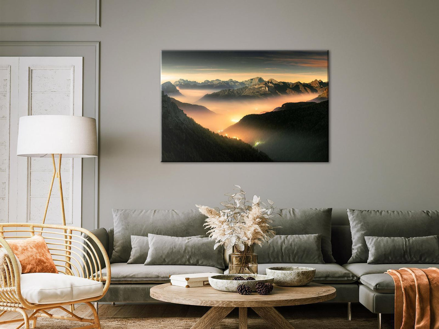 Leinwandbild - Mountain Breath (1 Part) Wide - Third Variant Artgeist