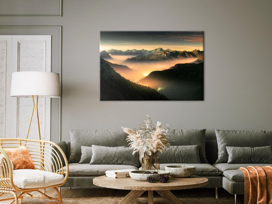 Leinwandbild - Mountain Breath (1 Part) Wide - Third Variant Artgeist
