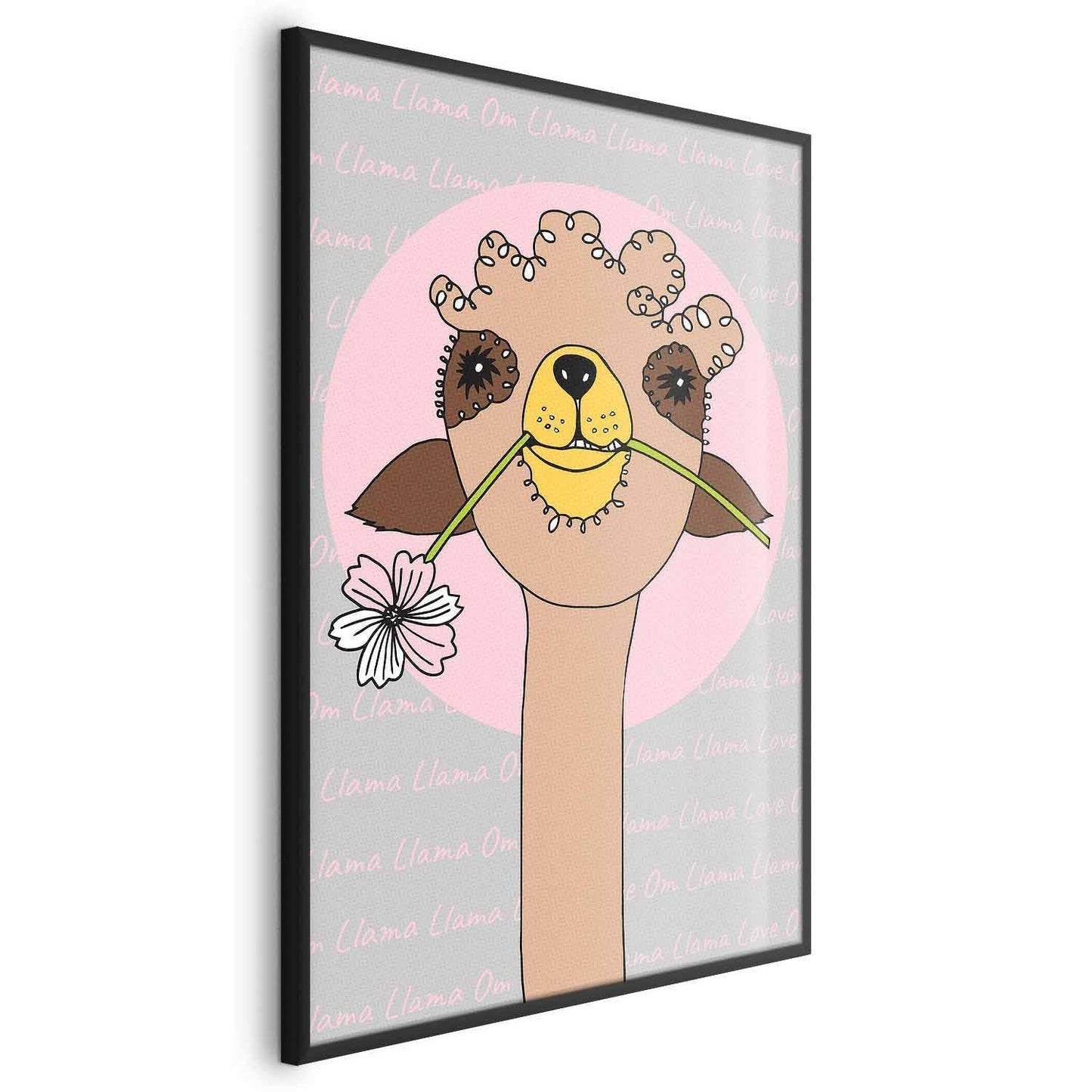 Poster - Cheerful Llama Artgeist