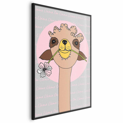 Poster - Cheerful Llama Artgeist