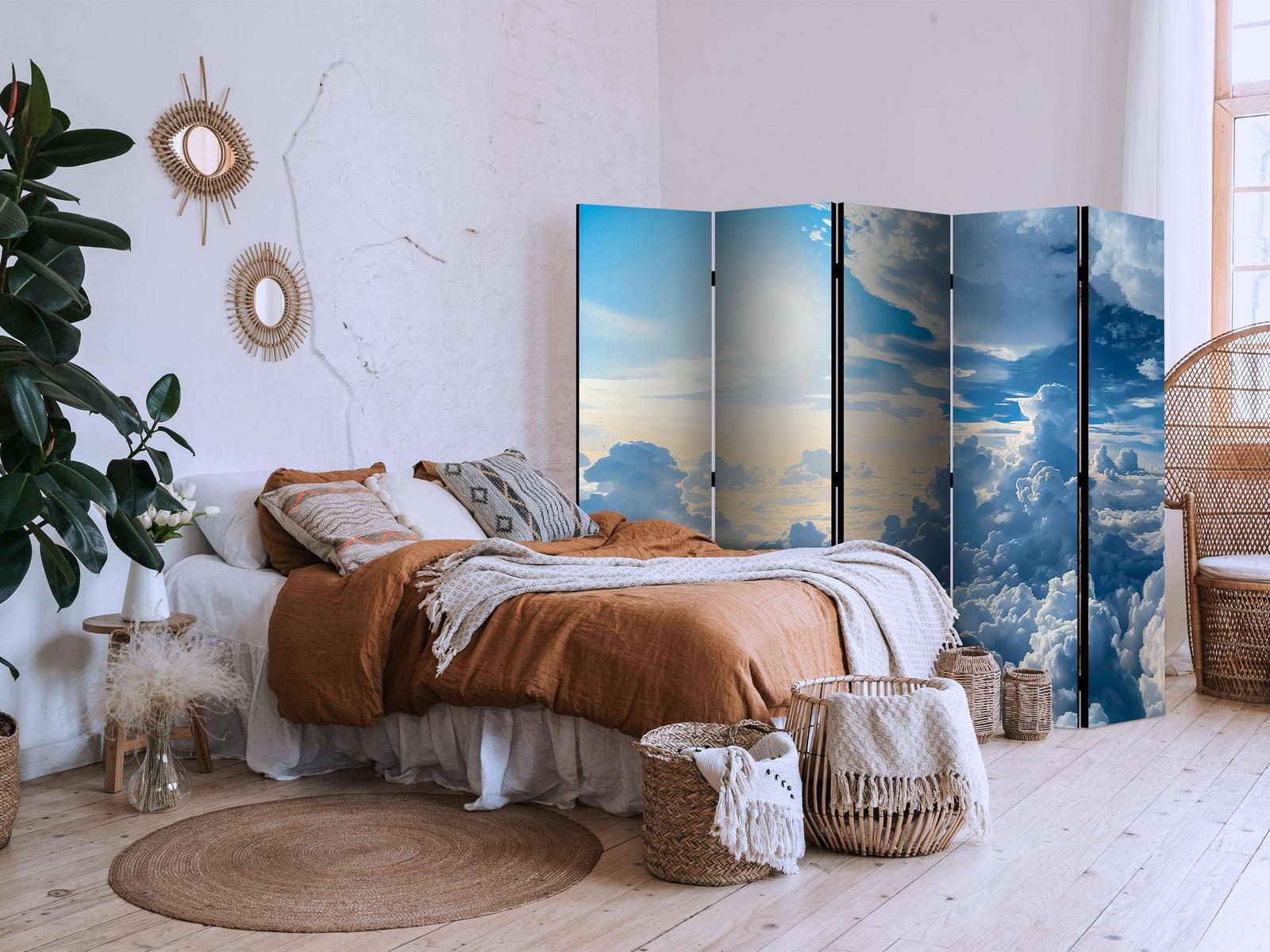 Paravent - Symphony of Light: The Sun and Clouds Coordinating in a Beautiful Sky Artgeist
