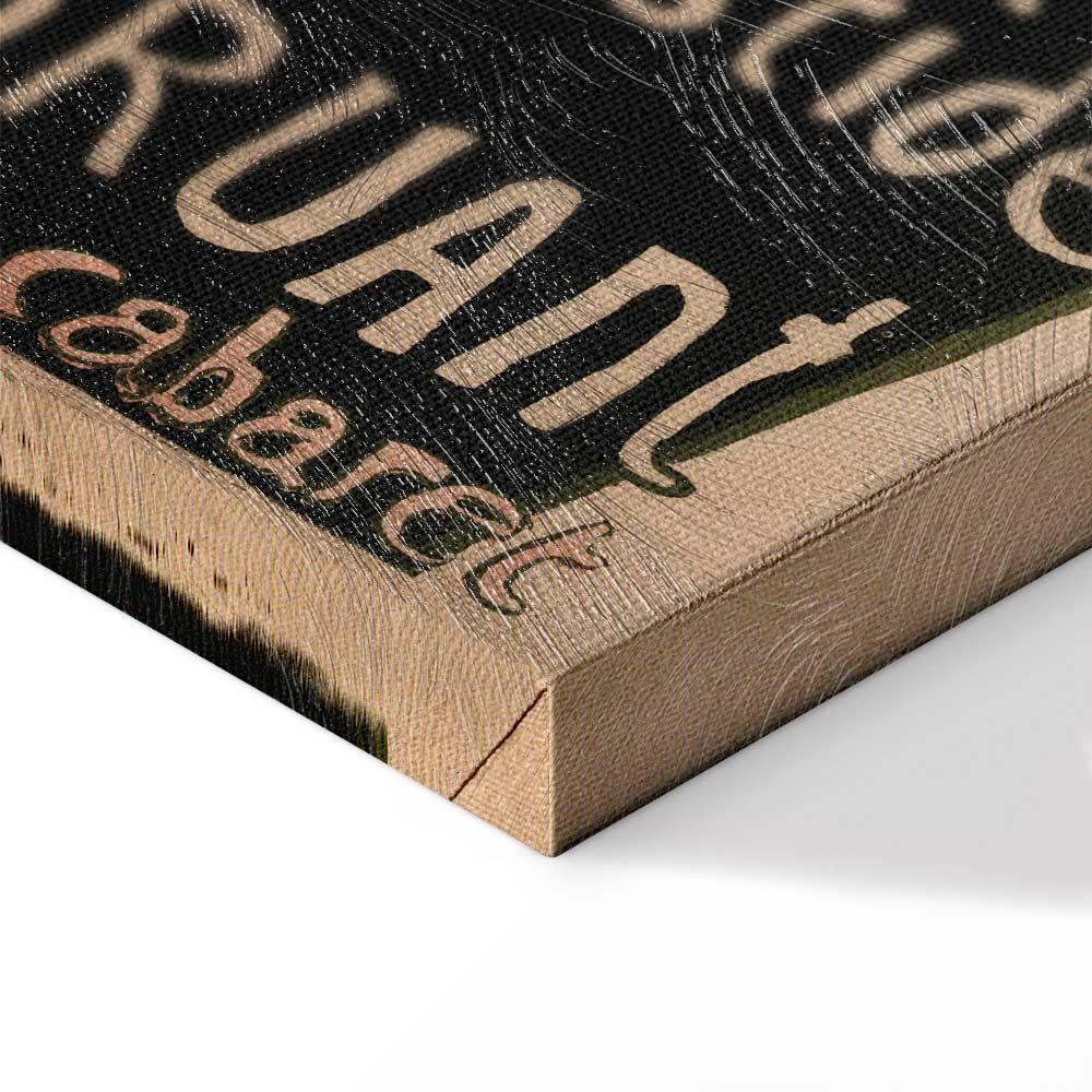 Leinwandbild - Aristide Bruant: Dans son cabaret (1 Part) Vertical