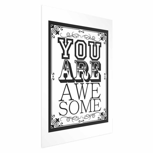Poster - You Are Awesome Artgeist