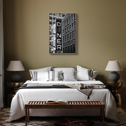 Leinwandbild - New York Neon Sign (1 Part) Vertical