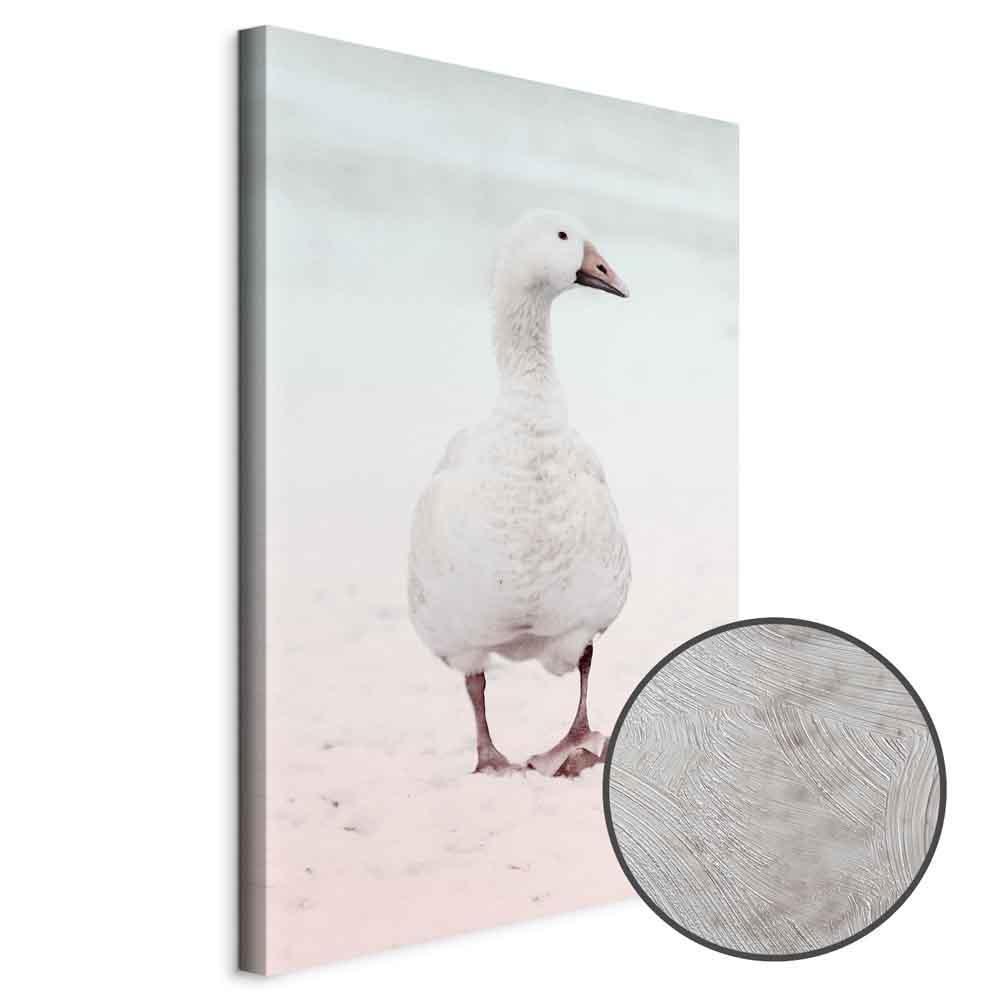 Leinwandbild - Winter Duck (1 Part) Vertical