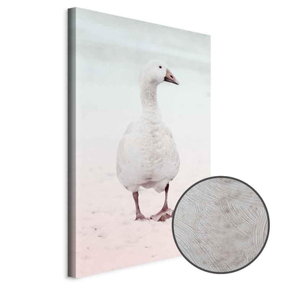 Leinwandbild - Winter Duck (1 Part) Vertical