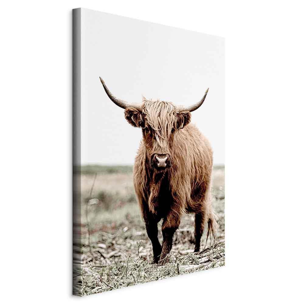 Leinwandbild - Young Stag (1 Part) Vertical