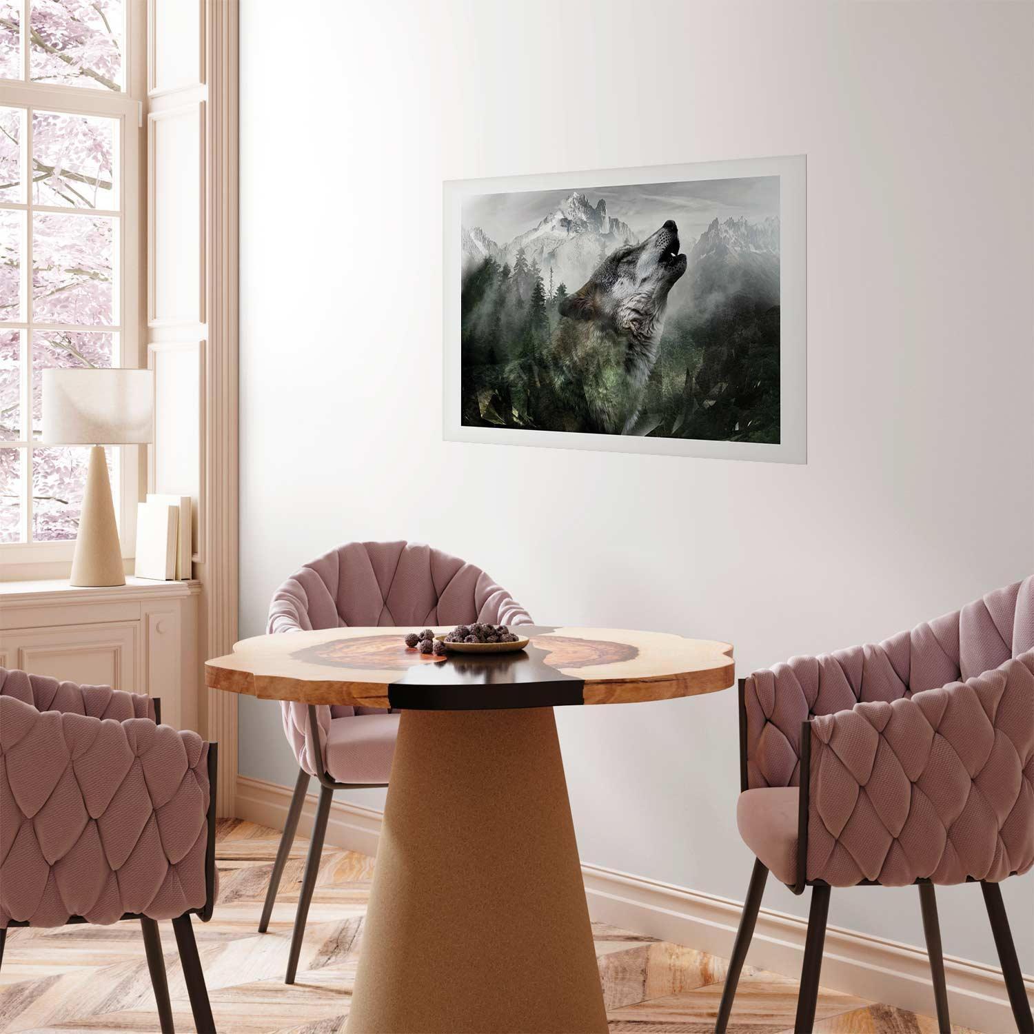 Poster - Howling Wolf Artgeist